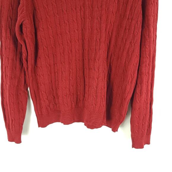 Trump Golf Sweater Long Sleeve Crew Neck Red Long Sleeve Size M - Picture 4 of 5